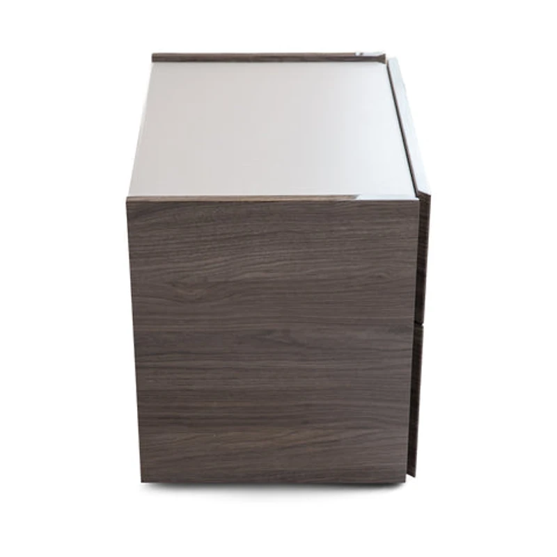 Soonu Glossy Finish Night Stand - Greater Vancouver Furniture