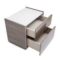 Soonu Glossy Finish Night Stand - Greater Vancouver Furniture