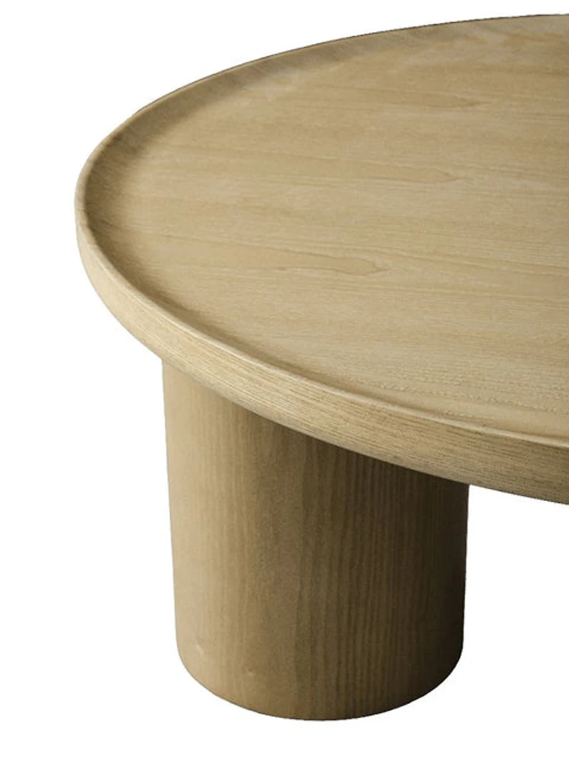 Viggo Round Coffee Table – Natural