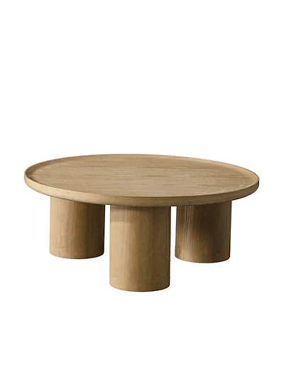 Viggo Round Coffee Table – Natural