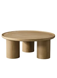 Viggo Round Coffee Table – Natural
