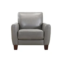 Faustina Leather Accent Chair