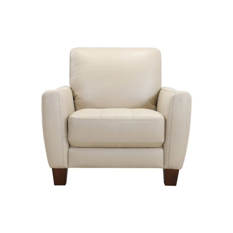 Faustina Leather Accent Chair