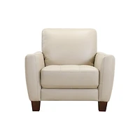 Faustina Leather Accent Chair