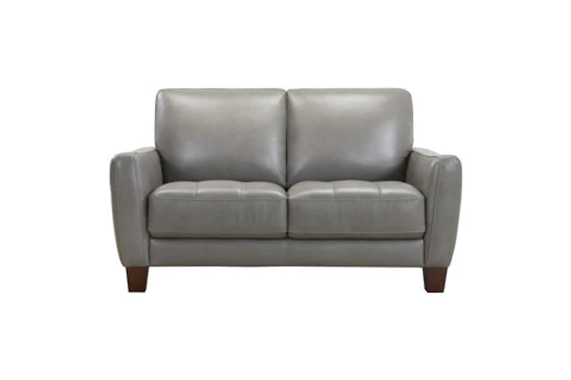 Faustina Leather Loveseat