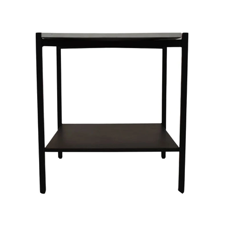 Cindale Side Table - White Mosaic
