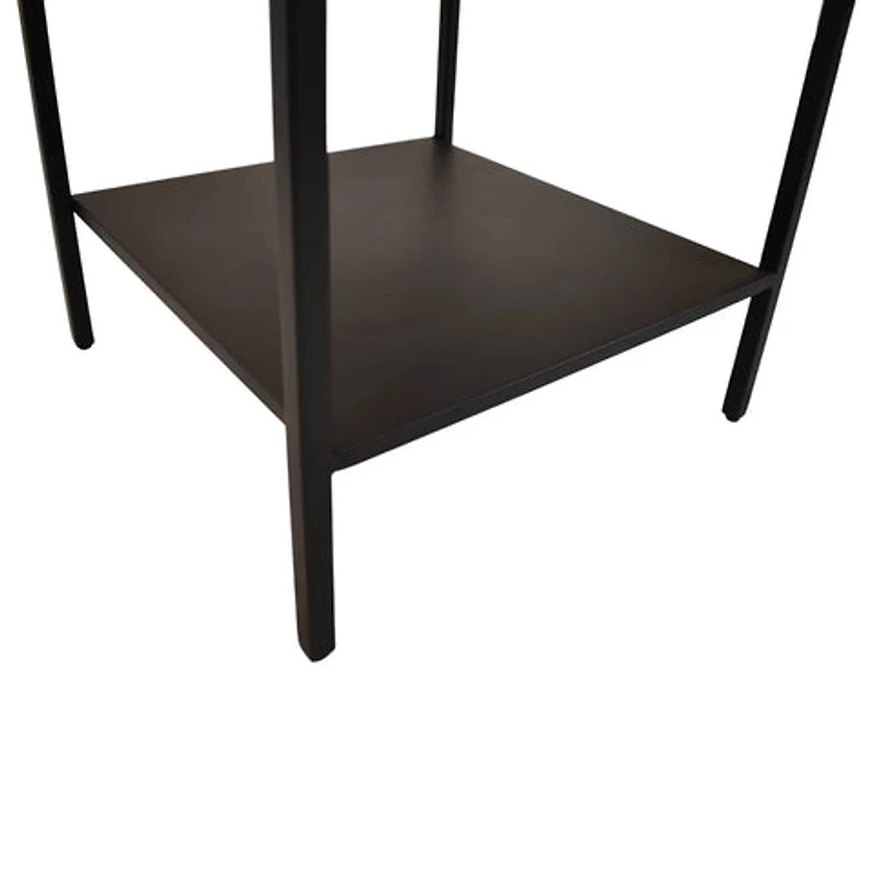 Cindale Side Table - White Mosaic