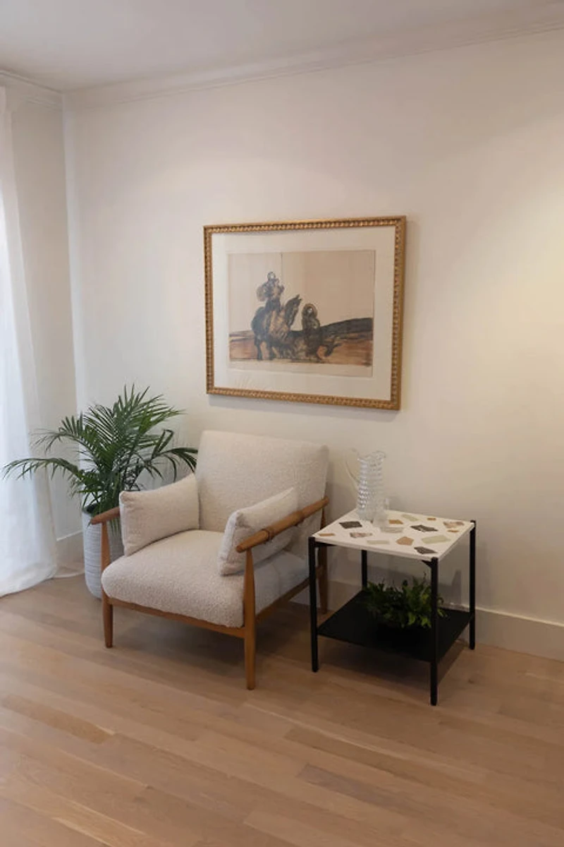 Cindale Side Table - White Mosaic