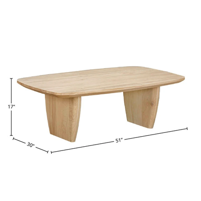 Tonic Coffee Table - Biscotti Oak
