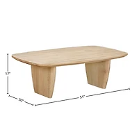 Tonic Coffee Table - Biscotti Oak
