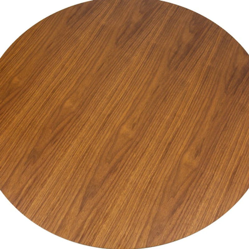 Clora Round Dining Table Walnut And Black 40" - Greater Vancouver Furniture