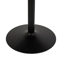 Clora Round Dining Table Walnut And Black 40" - Greater Vancouver Furniture