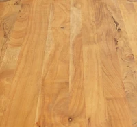 Haini Acacia Wood Round Leg Dining Table