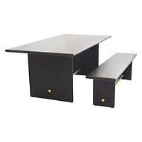 Gustav Solid Acacia Wood Dining Bench