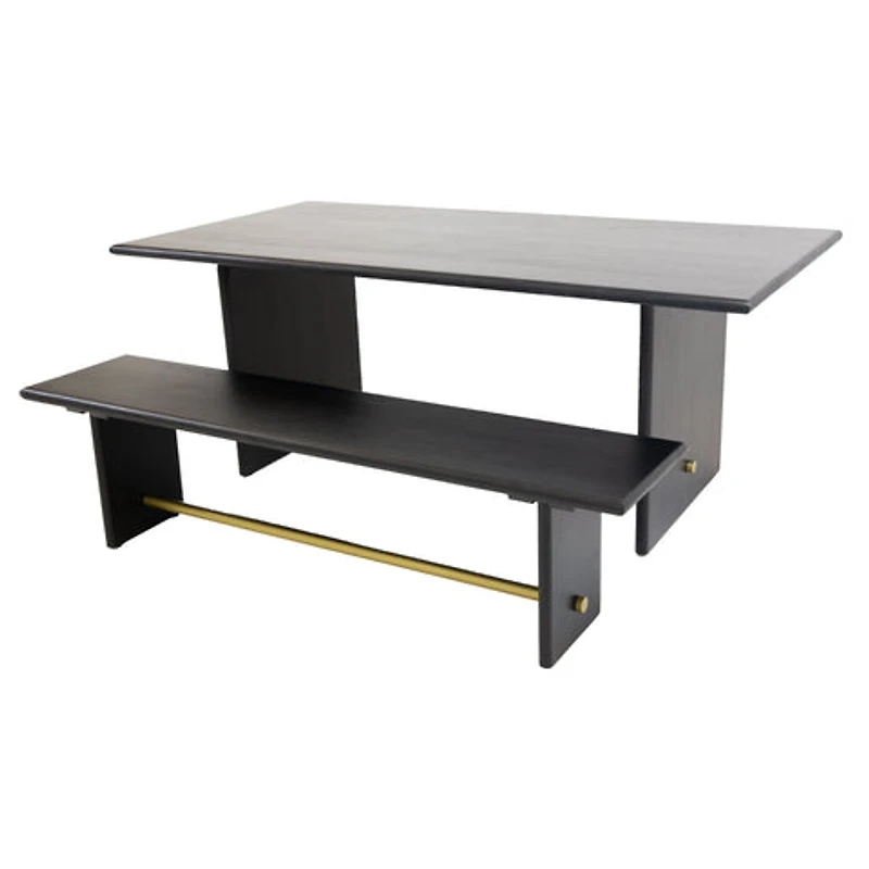 Gustav Solid Acacia Wood Dining Bench