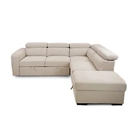 Arlo Sleeper Sectional with Storage Ottoman