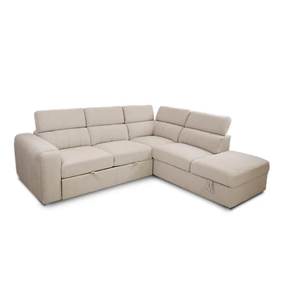 Arlo Sleeper Sectional with Storage Ottoman