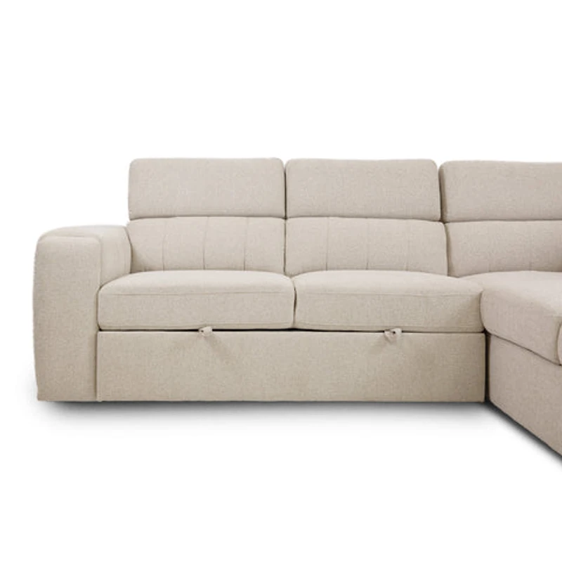 Arlo Sleeper Sectional with Storage Ottoman