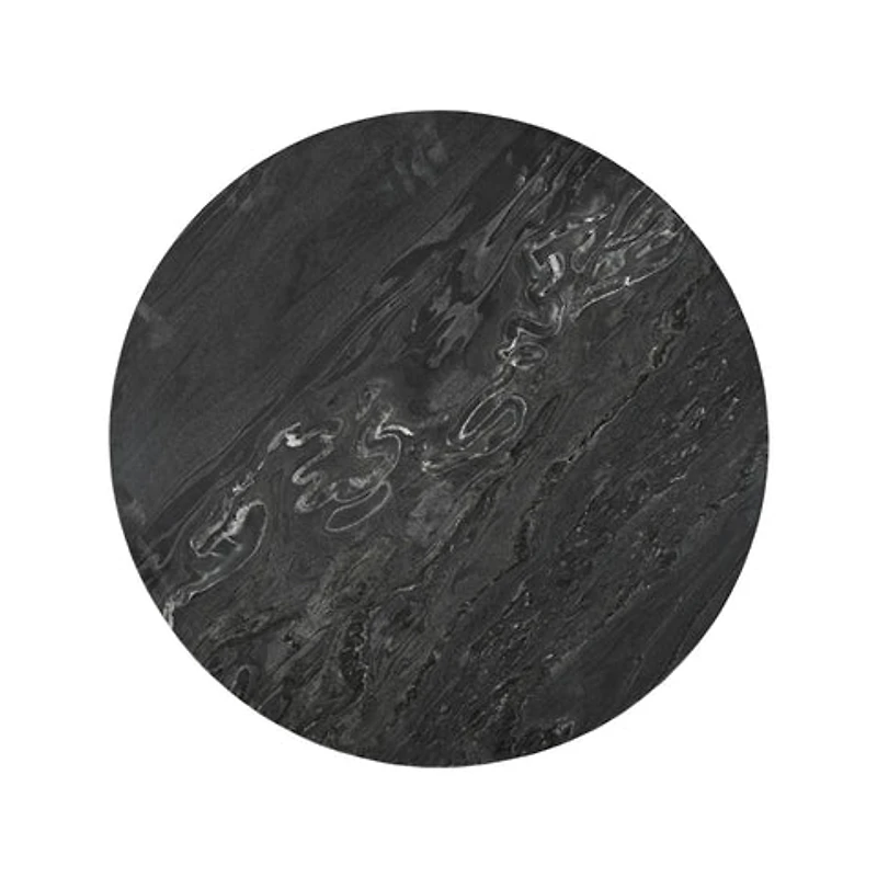 Casson Bistro Table - Italian Black Marble