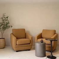 Terranova Round Side Table With Handle - Dark Grey