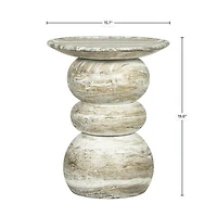 Temple Side Table - Grey Mist