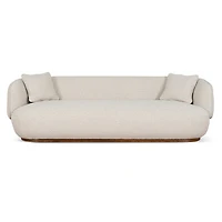 Vaila Premium Boucle Sofa w/2 Pillows