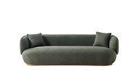 Vaila Premium Boucle Sofa w/2 Pillows