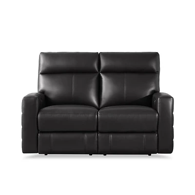 Suvi Top Grain Leather Power Reclining Loveseat