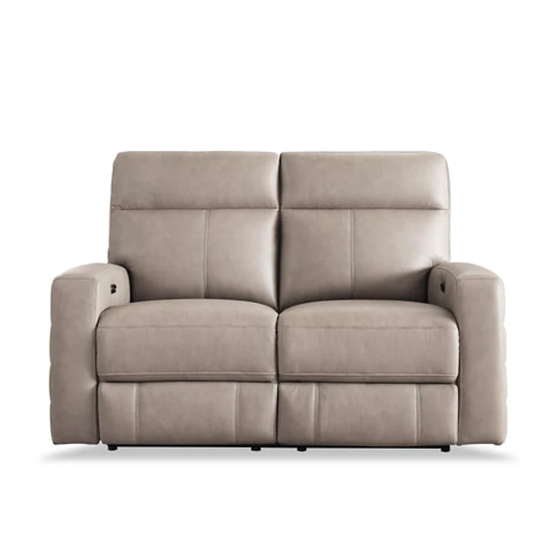 Suvi Top Grain Leather Power Reclining Loveseat