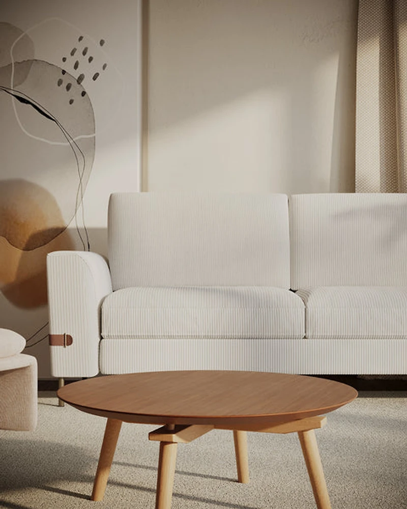 Chandler Corduroy Fabric Loveseat