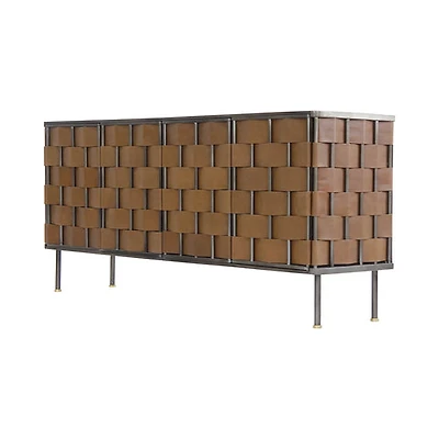 Sula Sideboard - Brown Leather