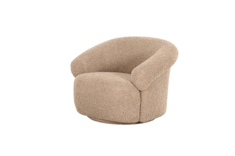 Brevik Upholstered Accent Chair with Fixed Base