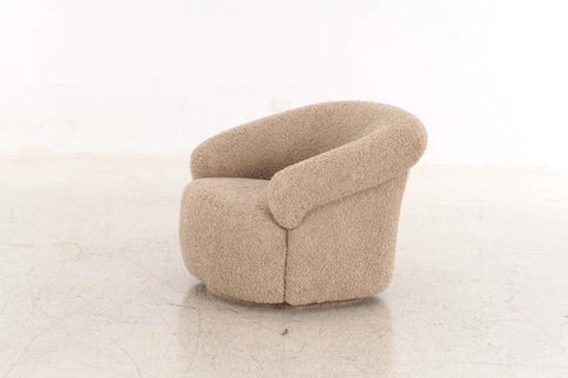 Brevik Upholstered Accent Chair with Fixed Base