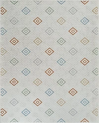 Aspen Cream Geometric Diamond Rug