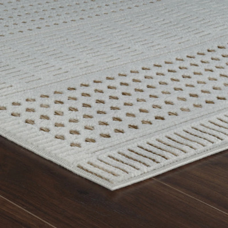 Aurora Beige Modern Rug