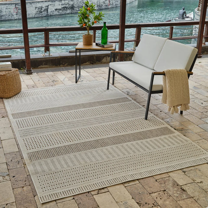 Aurora Beige Modern Rug