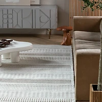 Aurora Beige Modern Rug
