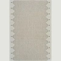 Aurora Beige Tribal Stripe Rug
