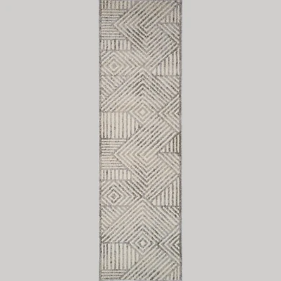 Bali Cream Geometric Area Rug