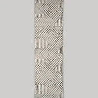 Bali Cream Geometric Area Rug