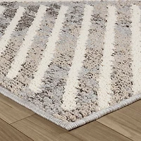 Bali Cream Geometric Area Rug