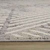 Bali Cream Geometric Area Rug