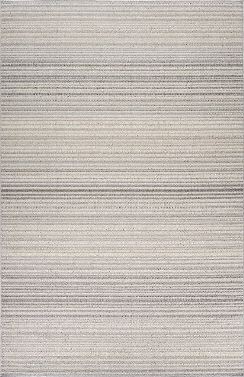Bali 1863 Cream Gradient Striped Rug – 5 x 8'