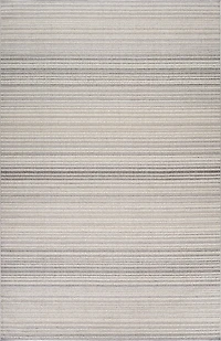 Bali 1863 Cream Gradient Striped Rug – 5 x 8'