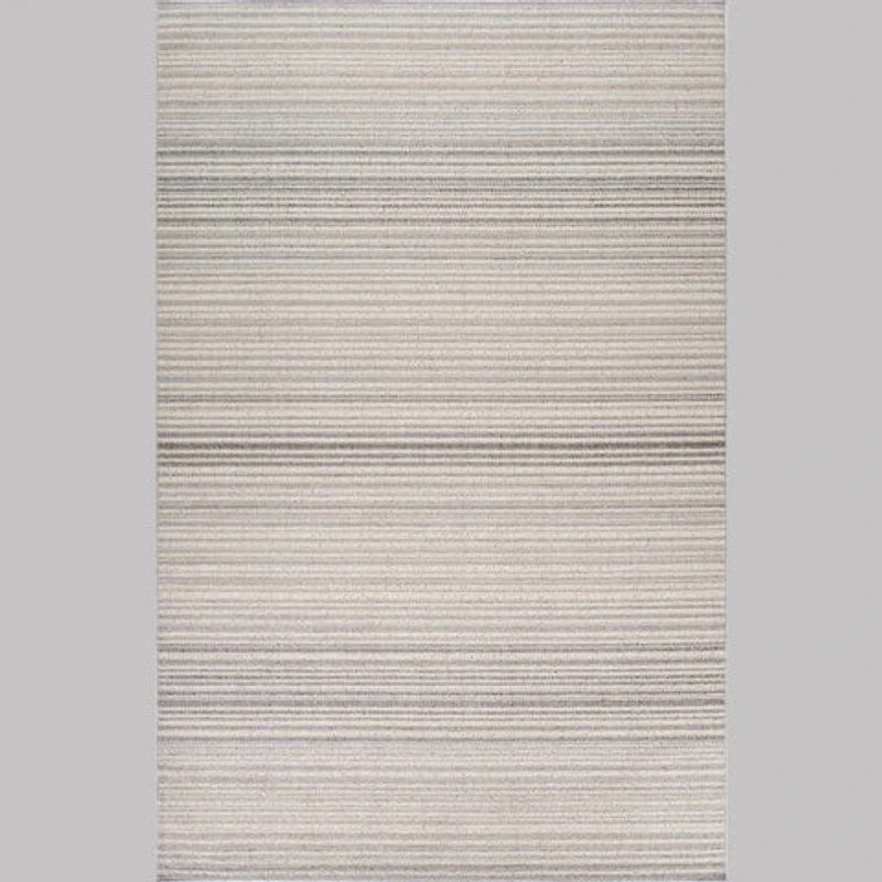 Bali 1863 Cream Gradient Striped Rug – 5 x 8'