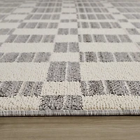 Bali Cream Modern Abstract Indoor Area Rug