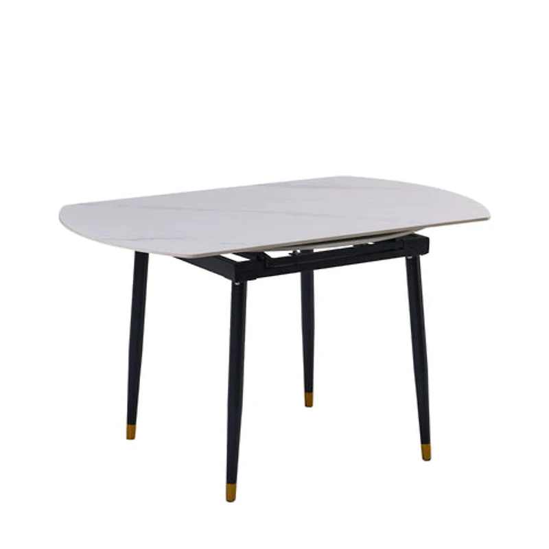Jess 2.0 Round Extendable Dining Table - White