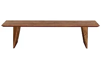 Oxford Solid Wood Angled Leg Dining Bench