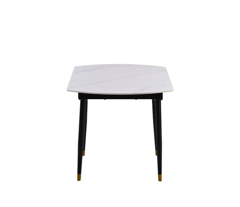 Jess 2.0 Round Extendable Dining Table - White