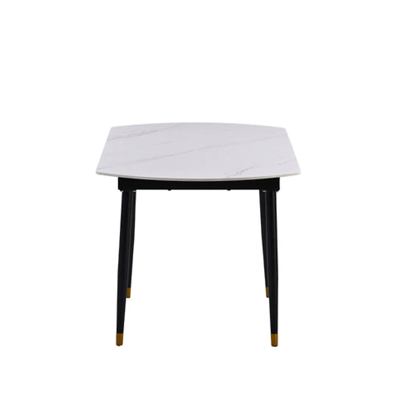 Jess 2.0 Round Extendable Dining Table - White
